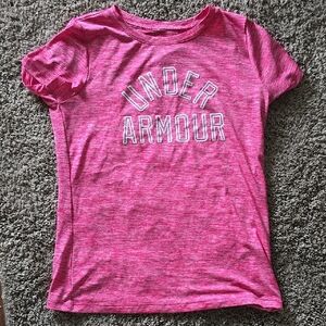 Under Armour Kids Pink T-Shirt
